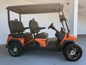 Evolution Ranger 4 Passenger Lithium Copper Golf Cart 02